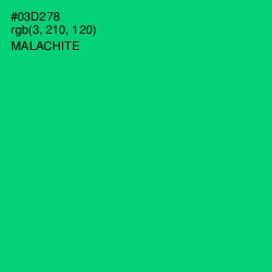 #03D278 - Malachite Color Image