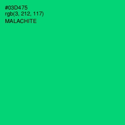 #03D475 - Malachite Color Image