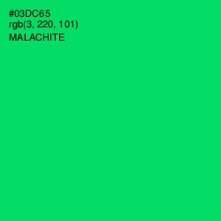 #03DC65 - Malachite Color Image