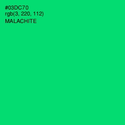 #03DC70 - Malachite Color Image