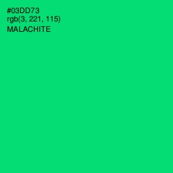 #03DD73 - Malachite Color Image