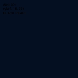 #041021 - Black Pearl Color Image