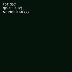 #04130C - Midnight Moss Color Image