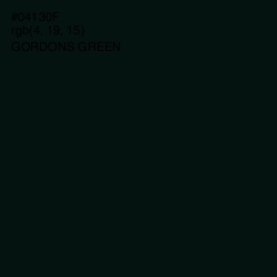 #04130F - Gordons Green Color Image