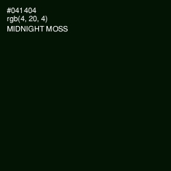 #041404 - Midnight Moss Color Image
