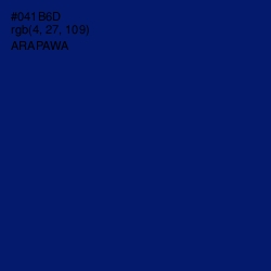 #041B6D - Arapawa Color Image