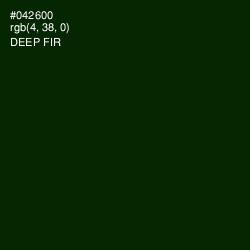 #042600 - Deep Fir Color Image