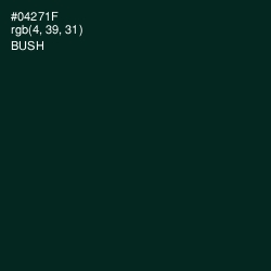 #04271F - Bush Color Image