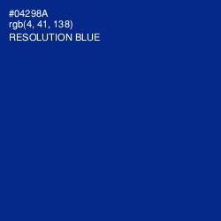 #04298A - Resolution Blue Color Image