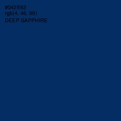 #042E63 - Deep Sapphire Color Image