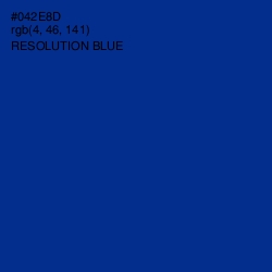 #042E8D - Resolution Blue Color Image