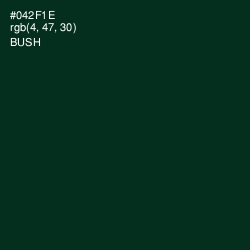 #042F1E - Bush Color Image