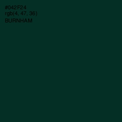 #042F24 - Burnham Color Image