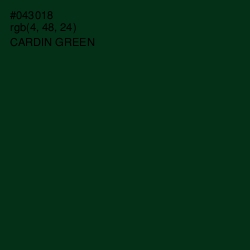 #043018 - Cardin Green Color Image