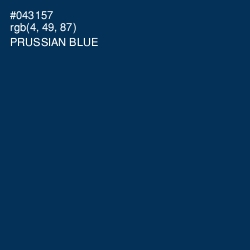 #043157 - Prussian Blue Color Image