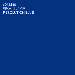 #043280 - Resolution Blue Color Image