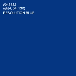 #043682 - Resolution Blue Color Image