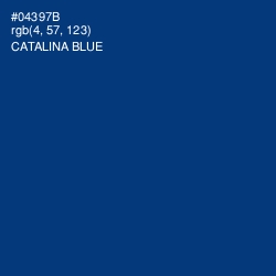 #04397B - Catalina Blue Color Image