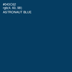 #043C62 - Astronaut Blue Color Image