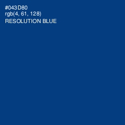 #043D80 - Resolution Blue Color Image