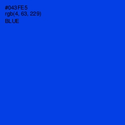 #043FE5 - Blue Color Image