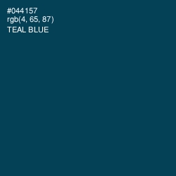 #044157 - Teal Blue Color Image