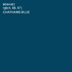 #044461 - Chathams Blue Color Image