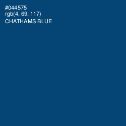#044575 - Chathams Blue Color Image