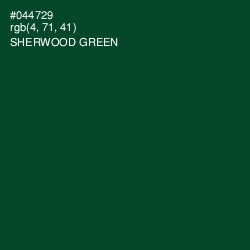 #044729 - Sherwood Green Color Image