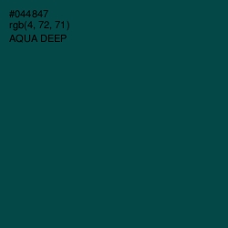 #044847 - Aqua Deep Color Image