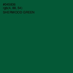 #045836 - Sherwood Green Color Image