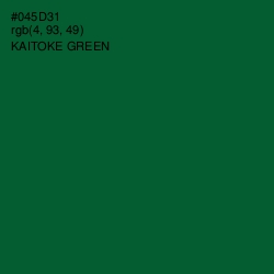 #045D31 - Kaitoke Green Color Image