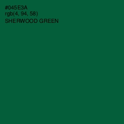 #045E3A - Sherwood Green Color Image