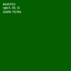 #045F00 - Dark Fern Color Image