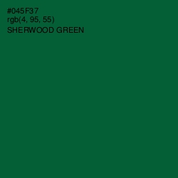 #045F37 - Sherwood Green Color Image