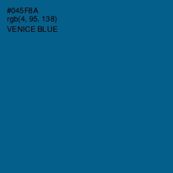 #045F8A - Venice Blue Color Image