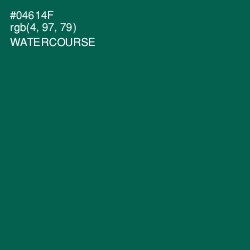 #04614F - Watercourse Color Image