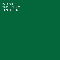 #04673B - Fun Green Color Image