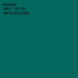 #04685F - Watercourse Color Image