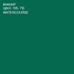 #04694F - Watercourse Color Image