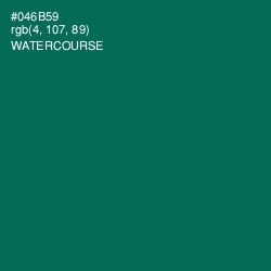 #046B59 - Watercourse Color Image