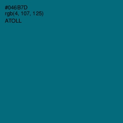 #046B7D - Atoll Color Image