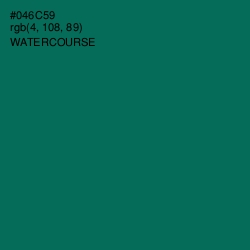 #046C59 - Watercourse Color Image