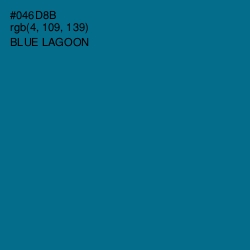 #046D8B - Blue Lagoon Color Image