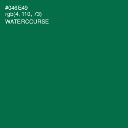 #046E49 - Watercourse Color Image