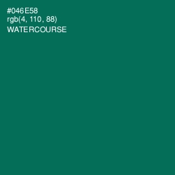 #046E58 - Watercourse Color Image
