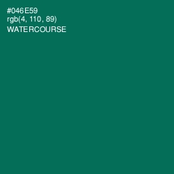 #046E59 - Watercourse Color Image