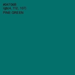 #04706B - Pine Green Color Image