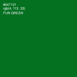 #047121 - Fun Green Color Image