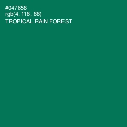 #047658 - Tropical Rain Forest Color Image